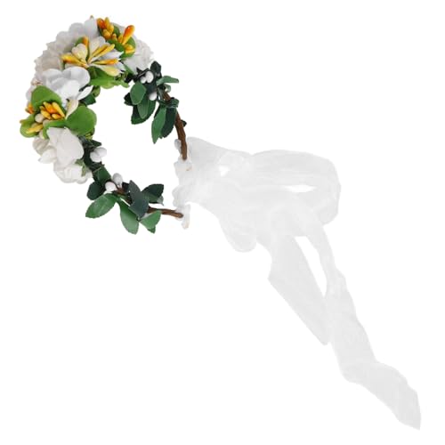 FUTUREORYY Katzenkopfbedeckung Cartoon-Welpen- Hundekostüm Blume entzückendes hundehalsband empfindlicher Katzenkragen Blumenhundekostüm Blumenhalsband für Katzenhalsband Stoff von FUTUREORYY