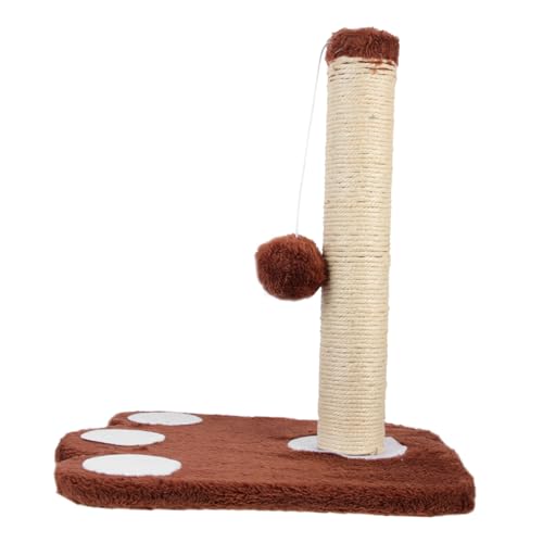 FUTUREORYY Katzenspielplatz Kratzbaum aus Strapazierfähigem Material Katzenkratzsäule für Innenräume für Katzen und Entspannen Schützt Möbel Pflegt die Krallen von FUTUREORYY