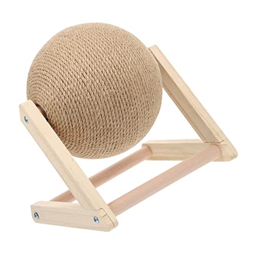 FUTUREORYY Katzenspielzeug Kratzball aus Sisal für Katzen Interaktives Kratzspielzeug zur Krallenpflege für Kitten und Katzen Fördert Spielverhalten und Hält die Krallen Gesund Platzsparend FUTUREORYY Katzenspielzeug Kratzball aus Sisal für Katzen Interaktives Kratzspielzeug zur Krallenpflege für Kitten und Katzen Fördert Spielverhalten und Hält die Krallen Gesund Platzsparend von FUTUREORYY