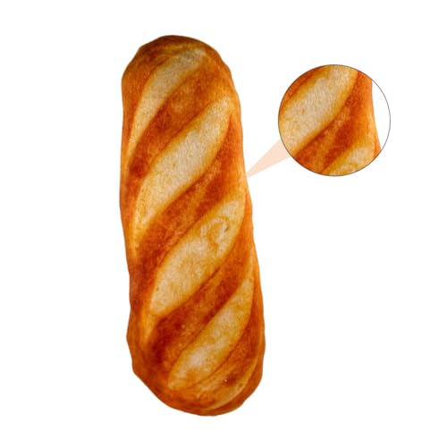 FUTUREORYY Katzenspielzeug Plüschtier mit Soundfunktion Simulierter Brotform Leicht und Flexibel mit Katzenminze Fördert Aktivität und Spielspaß für Katzen und Kätzchen von FUTUREORYY