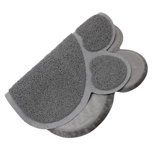 FUTUREORYY Katzentoilettenmatte Pfotenform rutschfeste und Waschbare Katzensandmatte für Katzen und Welpen für Böden Futterunterlage FUTUREORYY Katzentoilettenmatte Pfotenform rutschfeste und Waschbare Katzensandmatte für Katzen und Welpen für Böden Futterunterlage von FUTUREORYY