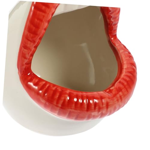 FUTUREORYY Keramik Hamsterhaus Kühlendes Versteck in Geistform Kleintier Schlafhaus für Hamster Meerschweinchen und Kleine Nager Langlebig Komfortabel und Dekorativ in Rot FUTUREORYY Keramik Hamsterhaus Kühlendes Versteck in Geistform Kleintier Schlafhaus für Hamster Meerschweinchen und Kleine Nager Langlebig Komfortabel und Dekorativ in Rot von FUTUREORYY