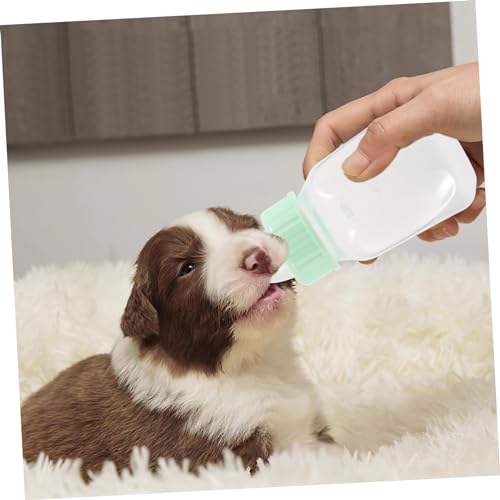 FUTUREORYY Kleines Kitten Nursing Fläschchen Tragbare Welpen und Katzenaufzuchtflasche aus Elastischem Schadstofffreiem Material Leicht und Kompakt für Unterwegs von FUTUREORYY