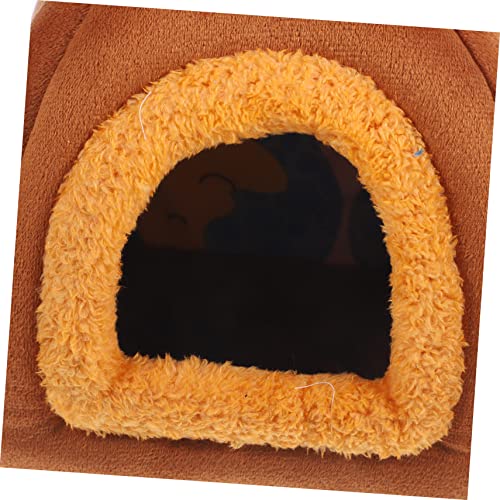 FUTUREORYY Kleintier Schlafnest Warmes Haustierbett Für Hamster Meerschweinchen Igel Squirrel Kuscheliges Schlafhaus Winter Nest Für Kleine Haustiere von FUTUREORYY