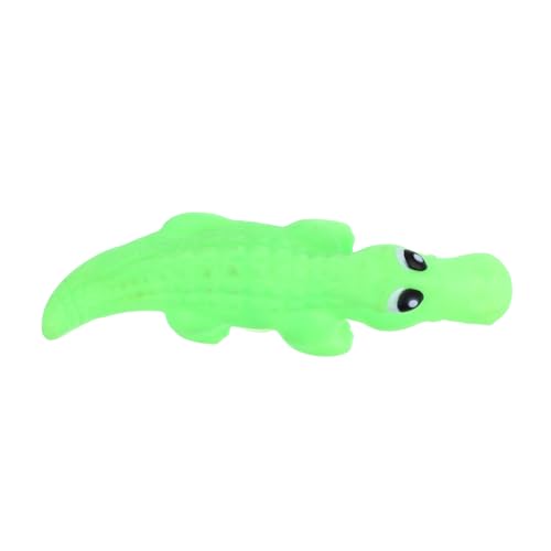 FUTUREORYY Klingendes Welpenspielzeug Hundekauspielzeug Alligator Badespielzeug Quietschend Für Kleine Hunde Hundekauspielzeug Alligator Gummi Alligator Hundespielzeug Alligator von FUTUREORYY