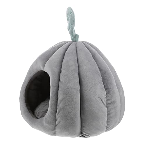 FUTUREORYY Kürbisförmiges Katzenbett für Winter Warmes Katzenhaus für Drinnen Waschbares Haustierbett für Katzen und Kleine und Gemütliches Schlafmöbel FUTUREORYY Kürbisförmiges Katzenbett für Winter Warmes Katzenhaus für Drinnen Waschbares Haustierbett für Katzen und Kleine und Gemütliches Schlafmöbel von FUTUREORYY