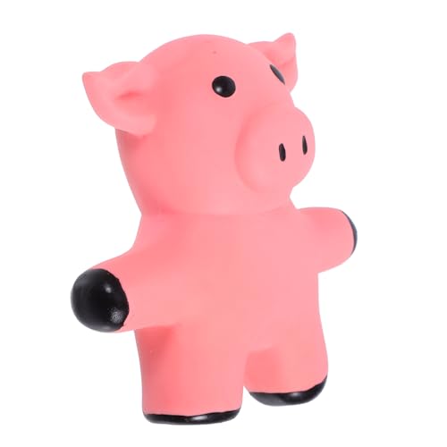 FUTUREORYY Latexspielzeug Für Haustiere Welpenspielzeug Für Den Haushalt Kleines Quietschspielzeug Für Hunde Kleines Quietschendes Hundespielzeug Kauspielzeug Für Welpen Emulsion Rosa von FUTUREORYY