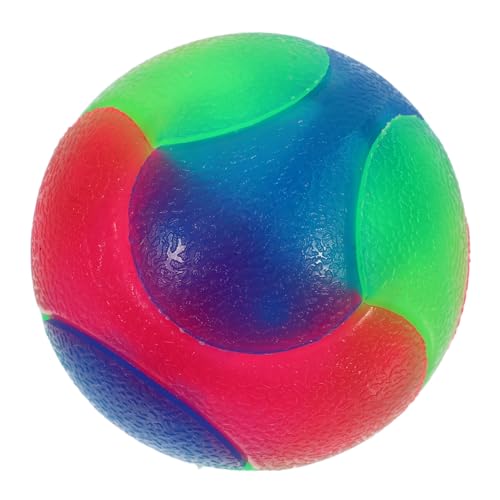 FUTUREORYY Leuchtender Tennisball für Hunde Interaktives mit LED Lichtern Elastischer Sprungball für Kleine Hunde Welpen und Katzen für Training und Spielspaß von FUTUREORYY