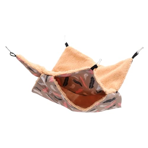 FUTUREORYY Meerschweinchen Versteck Kuschelhöhle aus Baumwolle Hängematte Warm Gemütliches Nest für Hamster Chinchilla Kleine Nager Käfigzubehör von FUTUREORYY