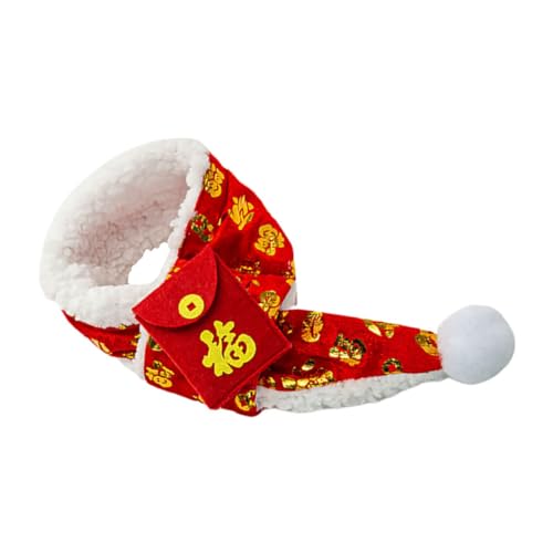 FUTUREORYY Neujahrs Winter Haustier Dreieckstuch für Kleine und Welpen Warmes Kalteresistentes in S Stilvolles Ausziehen Modisches Accessoire für und Hunde von FUTUREORYY