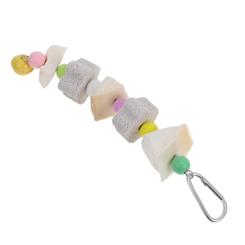 FUTUREORYY Papagei Kauspielzeug Aus Natürlichem Material Teiliges Mit Tintenfischknochen Und Vulkanstein Fördert Bewegung Und Spielvergnügen Für Wellensittiche Und Papageien FUTUREORYY Papagei Kauspielzeug Aus Natürlichem Material Teiliges Mit Tintenfischknochen Und Vulkanstein Fördert Bewegung Und Spielvergnügen Für Wellensittiche Und Papageien von FUTUREORYY