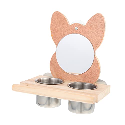 FUTUREORYY Papageien Set Multifunktionale Vogeltrink und Futterstation mit Spiegel für Wellensittiche Nymphensittiche und Andere Haustiere FUTUREORYY Papageien Set Multifunktionale Vogeltrink und Futterstation mit Spiegel für Wellensittiche Nymphensittiche und Andere Haustiere von FUTUREORYY