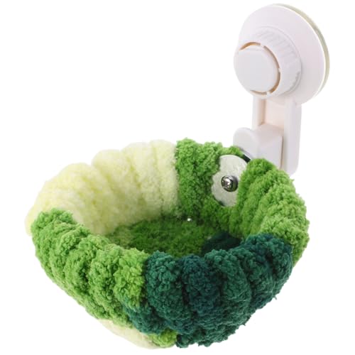 FUTUREORYY Vogelnest Mit Saugnapf Für Sittiche Tragbares Sicheres Vogelbett Für Reisen Bequemer Schlafplatz Für Papageien Und Nymphensittiche Outdoor-freundlich Für Warmes Weiches Nest von FUTUREORYY