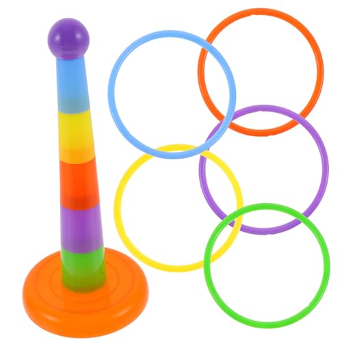 FUTUREORYY Interaktives Ringwurfspielzeug Für Papageien Fördert Spiel Und Bewegung Sicheres Bunter Spielzeug Für Wellensittiche Nymphensittiche Und Kleine Vögel Zufällige von FUTUREORYY