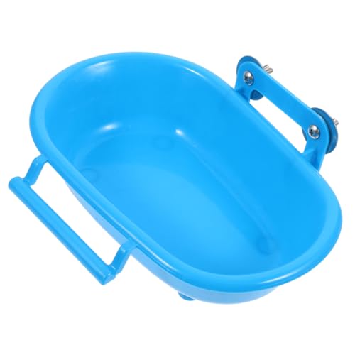 FUTUREORYY Parrot Badebox aus Kunststoff Kleine Vogelbadewanne für Wellensittiche Vogelkäfig Zubehör zum Baden und Sandbad Geeignet als Vogeltränke und Reinigungshilfe von FUTUREORYY
