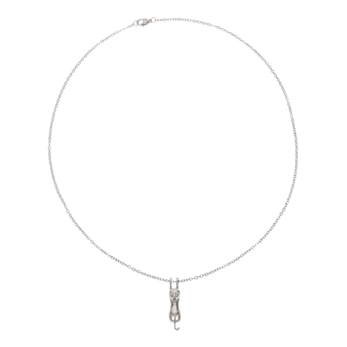 FUTUREORYY Pet Urn Necklace für Haustiere aus Erinnerungsanhänger für Persönliche Erinnerungen Haustier Kremationsschmuck mit Kette von FUTUREORYY