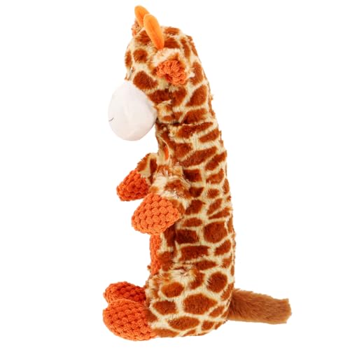 FUTUREORYY Plüsch Giraffe mit Quietschfunktion Interaktives Kauspielzeug für Zahnpflege Fördert Beschäftigung und Langeweile FUTUREORYY Plüsch Giraffe mit Quietschfunktion Interaktives Kauspielzeug für Zahnpflege Fördert Beschäftigung und Langeweile von FUTUREORYY
