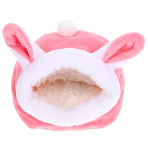 FUTUREORYY Plüsch Hamsterversteck mit Weichem Warmem Material Kleines Schlafhaus für Meerschweinchen Kaninchen und Chinchillas Kuscheliges Haustierbett in Verschiedenen Designs als von FUTUREORYY