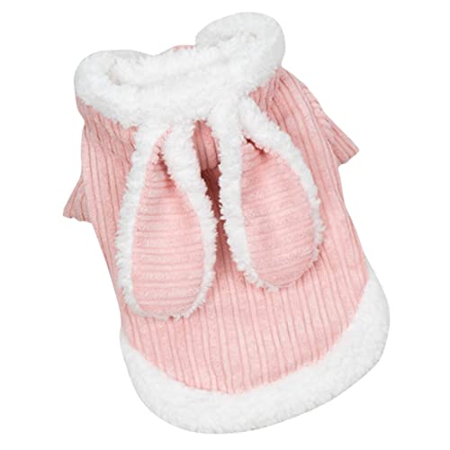 FUTUREORYY Puppy Bunny Hoodie für Warm und Bequem Fleece Gefüttert für Herbst und Winter Stylisches Kostüm für Kleine Haustiere von FUTUREORYY