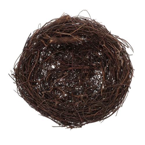FUTUREORYY Rattan Vogelnest Handgeflochtenes Wetterfestes Vogelnest Hängen Dekoratives Outdoor Bird Nest für Garten und Osterbaumschmuck Natürliches Nest für Vögel und Raumgestaltung FUTUREORYY Rattan Vogelnest Handgeflochtenes Wetterfestes Vogelnest Hängen Dekoratives Outdoor Bird Nest für Garten und Osterbaumschmuck Natürliches Nest für Vögel und Raumgestaltung von FUTUREORYY