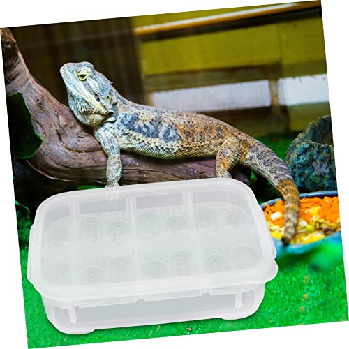 FUTUREORYY Reptilien Brutbox mit Fächern Langlebiger Inkubator aus Hochwertigem Material Transparente Abdeckung für Einfache Beobachtung Geeignet für Geckos Eidechsen Bartagamen und FUTUREORYY Reptilien Brutbox mit Fächern Langlebiger Inkubator aus Hochwertigem Material Transparente Abdeckung für Einfache Beobachtung Geeignet für Geckos Eidechsen Bartagamen und von FUTUREORYY