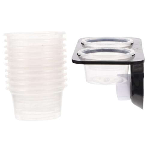 FUTUREORYY Reptilien Wassernapf mit Saugnapf Doppelte Futterschalen aus Leichtem Langlebigem Material Kompakte Futter Trinkschale für Geckos Amphibien und Schildkröten Einfach zu Reinigen FUTUREORYY Reptilien Wassernapf mit Saugnapf Doppelte Futterschalen aus Leichtem Langlebigem Material Kompakte Futter Trinkschale für Geckos Amphibien und Schildkröten Einfach zu Reinigen von FUTUREORYY