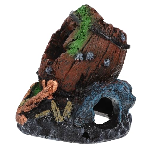 FUTUREORYY Resin Aquarium Cave Dekoratives Fischtank Zubehör für Aquarien als Versteck für Fische für Aquarienlandschaften und Zierfische Kompakt für Einfache Handhabung FUTUREORYY Resin Aquarium Cave Dekoratives Fischtank Zubehör für Aquarien als Versteck für Fische für Aquarienlandschaften und Zierfische Kompakt für Einfache Handhabung von FUTUREORYY
