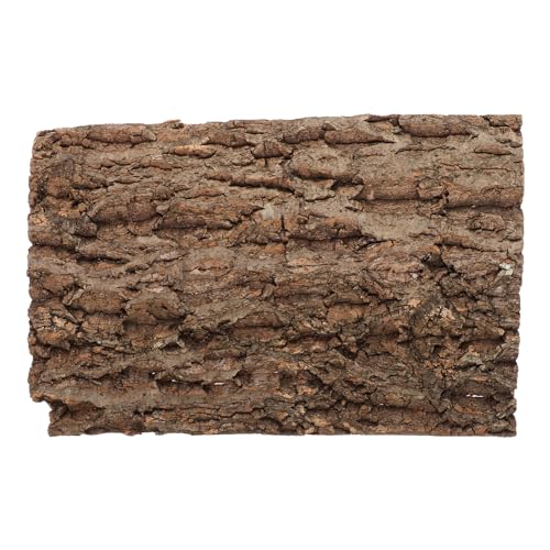 FUTUREORYY Rinde-Hintergrundtafel Wurf Kork Zubehör für Geckobecken bellen Bausatz Ratte naturdeko Reptilienterrarium Hintergrund terrarienrinde Reptilienrinde Hintergrund Holz Coffee von FUTUREORYY