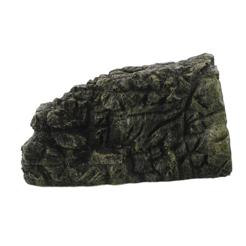 FUTUREORYY Robuste Reptilienhöhle aus Resin Vielseitiges Schildkröten-versteck und Aquarium Dekoration mit Sonnenplattform Fördert Erkundung und Aktivität für Kriechtiere Eidechsen von FUTUREORYY