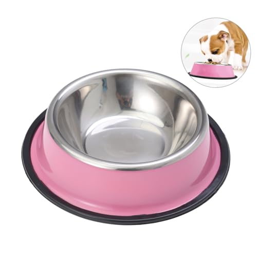 FUTUREORYY Rutschfester Edelstahl Napf für Hunde und Katzen Rostfrei Geruchsneutral Schützender Boden gegen Kratzer und Geräusche als Futternapf und Wassernapf für Welpen und Haustiere von FUTUREORYY
