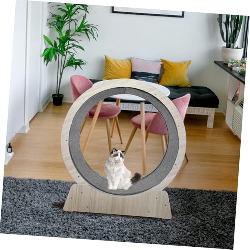 FUTUREORYY Rutschfestes Katzenlaufrad Ersatzmatte aus Kunststoff Komfortables Sportpad für Katzen und Kleine Haustiere Passend für Katzenlaufband und Trainingsrad Pflegt Fitness und von FUTUREORYY