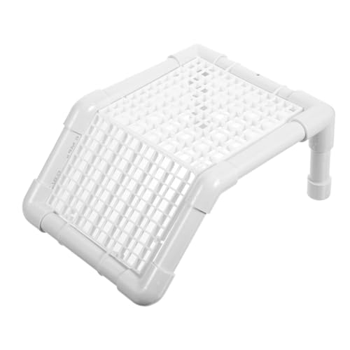 FUTUREORYY Schildkröten-terrasse Schildkrötenplattform Dekorationen Für Schildkrötenpanzer Große Plattform Zum Sonnenbaden Für Schildkröten Reptilienrampe Turtle Panzerzubehör Abs Weiß von FUTUREORYY
