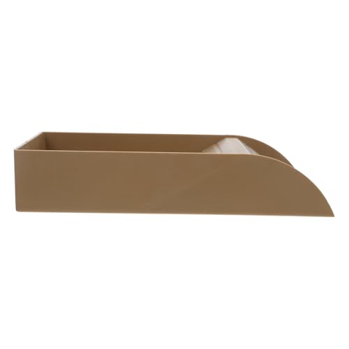 FUTUREORYY Schildkrötenbadewanne Große Plattform Zum Sonnenbaden Für Schildkröten Schildkrötenzubehör Für Panzer Turtle Panzerzubehör Schildkröte Backenplattform Abs Light Brown von FUTUREORYY
