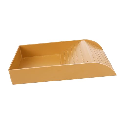 FUTUREORYY Schildkrötenbadewanne wasserschüssel Wassernapf Reptilienbad Schildkröten Pool Schildkröte Wasserschale Schildkröten-Badebecken Turtle Panzerzubehör Schildkrötenrampe Plastik Brown von FUTUREORYY
