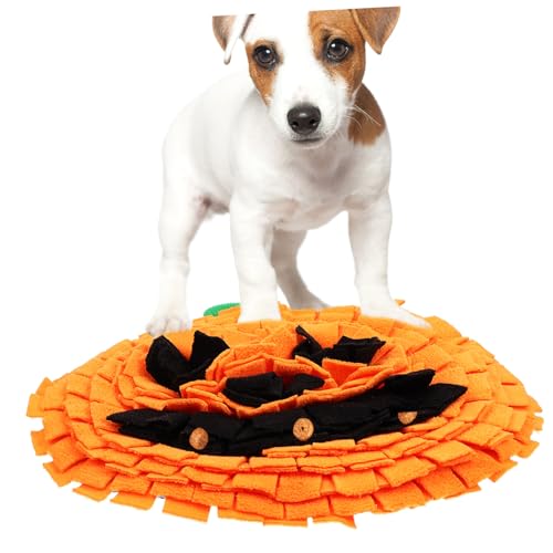 FUTUREORYY Schnüffelmatte Hund Pumpkin Form Große Hunde Slow Feeder Mentaltraining Stressabbau Leckerli Futterspielzeug Waschbar Geruchsneutral FUTUREORYY Schnüffelmatte Hund Pumpkin Form Große Hunde Slow Feeder Mentaltraining Stressabbau Leckerli Futterspielzeug Waschbar Geruchsneutral von FUTUREORYY