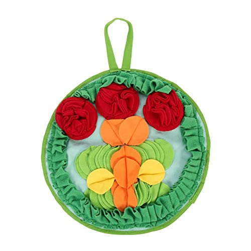 FUTUREORYY Schnüffelmatte für Beschäftigungsspielzeug aus Strapazierfähigem Fleece Fördert das Fressen und Schnüffeln für Langsame Fütterung und Gesunde für Kleine und Mittelgroße Haustiere von FUTUREORYY