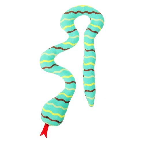 FUTUREORYY Simulierte Schlangenkatzespielzeug Spielzeugschlange Kätzchen Sortiert Katzenminze-Schlangenspielzeug lustige spielzeuge für Katzen Plüsch Light Green Zufällige Farbe von FUTUREORYY