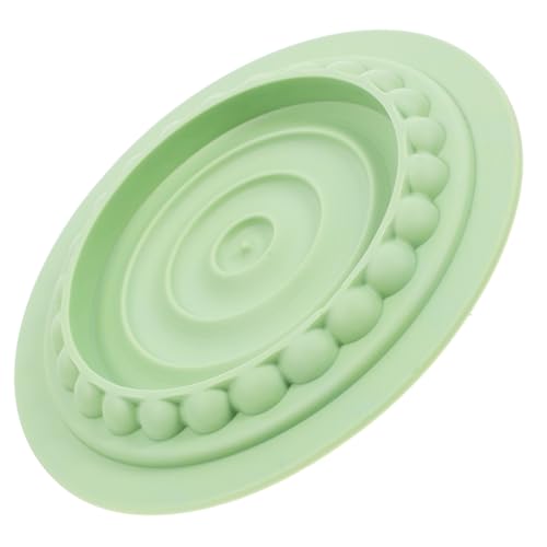 FUTUREORYY Slow-Food-Matte für Katzen Slow Feeder Katzennapf Welpenschalen für kleine Hunde katzenfutter schüssel Katzenfutter Schale Haustiere Welpenbedarf Katzennäpfe Abs Light Green von FUTUREORYY