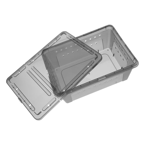 FUTUREORYY Spinnenbox Reptilien Aufzuchtbox aus Langlebigem Wiederverwendbar Transparenter Sichtbehälter Praktische Futter und Zuchtbox für Vogelspinnen und Kleine Wirbellose von FUTUREORYY
