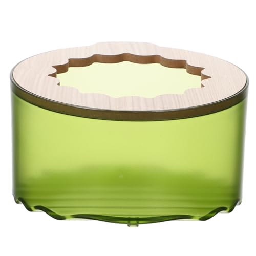 FUTUREORYY Transparente Kleintier Badewanne aus Antirutsch Badewanne für Hamster und Chinchillas Sichere Sandtoilette mit Glatten Kanten für Kleine Nagetiere Robust und Stilvoll von FUTUREORYY