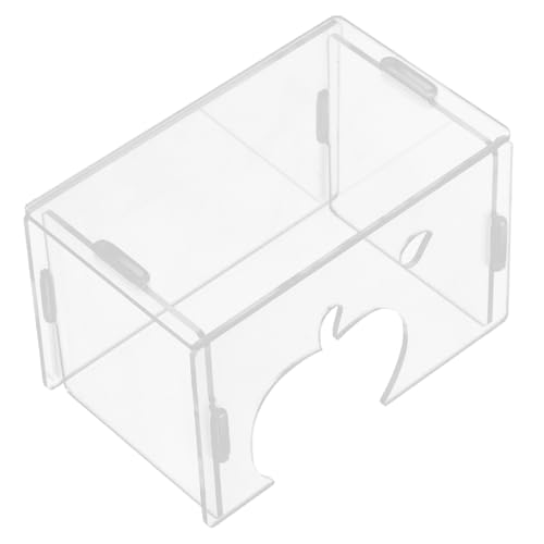 FUTUREORYY Transparentes Hamsterversteck Hamsterkäfig Verstecke Kleintierhaus Versteck Hamsterversteck Für Rennmäuse Hamsterversteck Hamsterunterschlupf Hamster Acryl FUTUREORYY Transparentes Hamsterversteck Hamsterkäfig Verstecke Kleintierhaus Versteck Hamsterversteck Für Rennmäuse Hamsterversteck Hamsterunterschlupf Hamster Acryl von FUTUREORYY