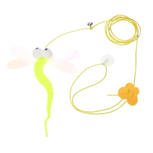 FUTUREORYY Verstellbares Elastisches Katzenspielzeug zum Aufhängen Lustiges Insekten Design Interaktives Katzenangel für Katzenfitness und Spielspaß zu Hause Zufällige Farbe Zufällige Farbe FUTUREORYY Verstellbares Elastisches Katzenspielzeug zum Aufhängen Lustiges Insekten Design Interaktives Katzenangel für Katzenfitness und Spielspaß zu Hause Zufällige Farbe Zufällige Farbe von FUTUREORYY