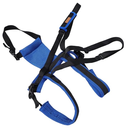 FUTUREORYY Verstellbares Hundegeschirr Hinterbeine Unterstützung Atmungsaktiver Hunde-Sling für Senioren Verletzte Behinderte Komfortabler Rückbein-hebegurt mit Schnellverschluss für Sicheren von FUTUREORYY