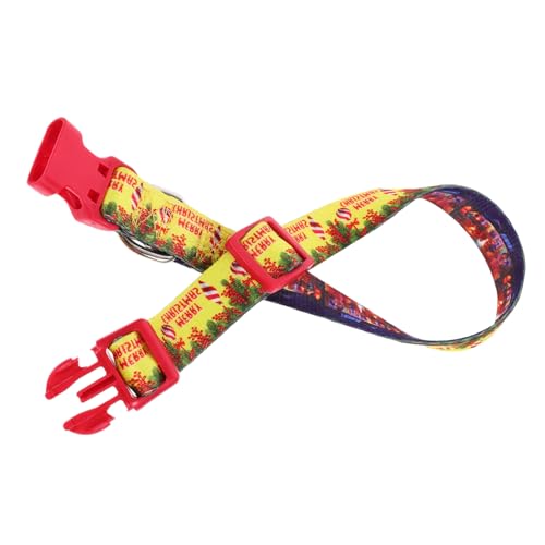 FUTUREORYY Verstellbares Weihnachts Hundehalsband für Kleine Bequemes Dekoratives Halsband mit Schnellem Verschluss Xmas Stil Perfektes Accessoire für Urlaub Weihnachtsgelb FUTUREORYY Verstellbares Weihnachts Hundehalsband für Kleine Bequemes Dekoratives Halsband mit Schnellem Verschluss Xmas Stil Perfektes Accessoire für Urlaub Weihnachtsgelb von FUTUREORYY