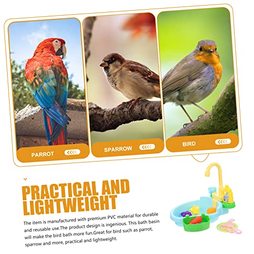 FUTUREORYY Vogelbadewanne aus Hochwertigem PVC Kunststoff Geruchsfrei Multifunktional für Wellensittiche Kanarienvögel und Kleine Papageien Praktische Vogelwanne für Käfig Innen Pflegeleicht FUTUREORYY Vogelbadewanne aus Hochwertigem PVC Kunststoff Geruchsfrei Multifunktional für Wellensittiche Kanarienvögel und Kleine Papageien Praktische Vogelwanne für Käfig Innen Pflegeleicht von FUTUREORYY