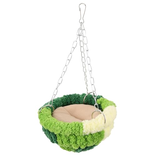 FUTUREORYY Vogelzubehör für Käfige Winter Hängematte für Papageien und Nager Nest aus Strickwolle Multifunktional Entspannen von FUTUREORYY