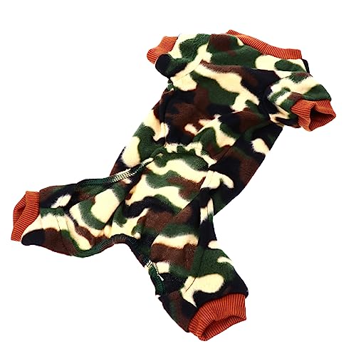 FUTUREORYY Warmer Hundepyjama mit Beinen Weicher Haustier Jumpsuit für Kalte Tage Camouflagemusterter Hundeoverall in Gemütliche Winterkleidung für Kleine und Mittlere Hunde FUTUREORYY Warmer Hundepyjama mit Beinen Weicher Haustier Jumpsuit für Kalte Tage Camouflagemusterter Hundeoverall in Gemütliche Winterkleidung für Kleine und Mittlere Hunde von FUTUREORYY