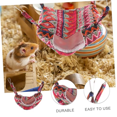FUTUREORYY Warmes Kleintier Hängematte Kuschelbett für Hamster Meerschweinchen Ratten Atmungsaktiv Gemütlich Geeignet für Käfigzubehör und Kleine Haustiere von FUTUREORYY