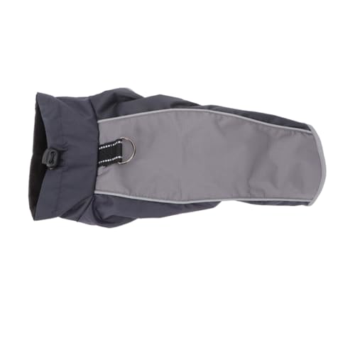 FUTUREORYY Wasserdichter Hundemantel XXL Schwarz Warm Gefüttert Atmungsaktiv Wind und Schneeschutz Für Große Hunde Wintermantel Puppy Warm Coat von FUTUREORYY