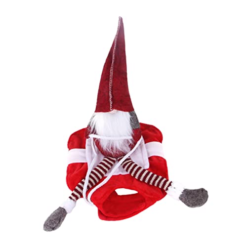 FUTUREORYY Weihnachtliches Haustierkostüm für Lustiges Weihnachts Outfit im Santa GNOME Design für Cosplay und Partys Bequemes Sattel Design für Maximalen die Festliche FUTUREORYY Weihnachtliches Haustierkostüm für Lustiges Weihnachts Outfit im Santa GNOME Design für Cosplay und Partys Bequemes Sattel Design für Maximalen die Festliche von FUTUREORYY